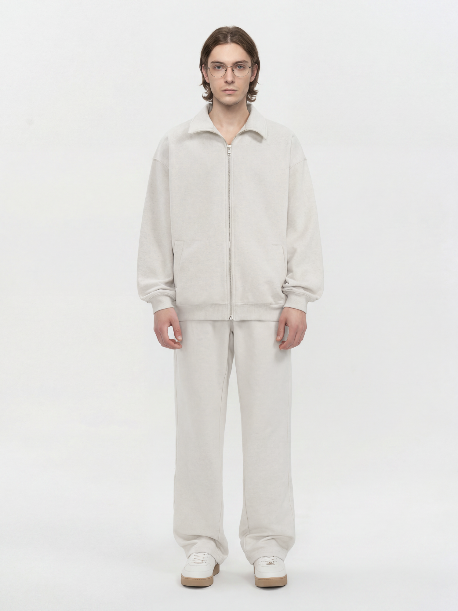 Heavy-Duty Zip-Up Polo Jacket