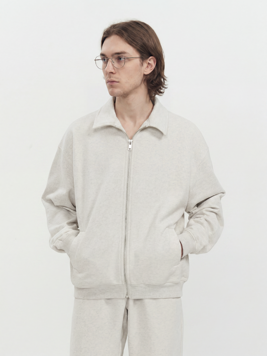 Heavy-Duty Zip-Up Polo Jacket