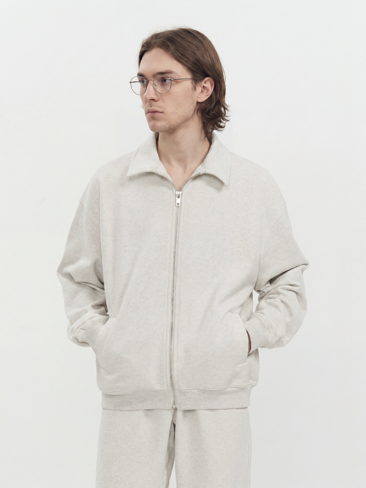 Heavy-Duty Zip-Up Polo Jacket