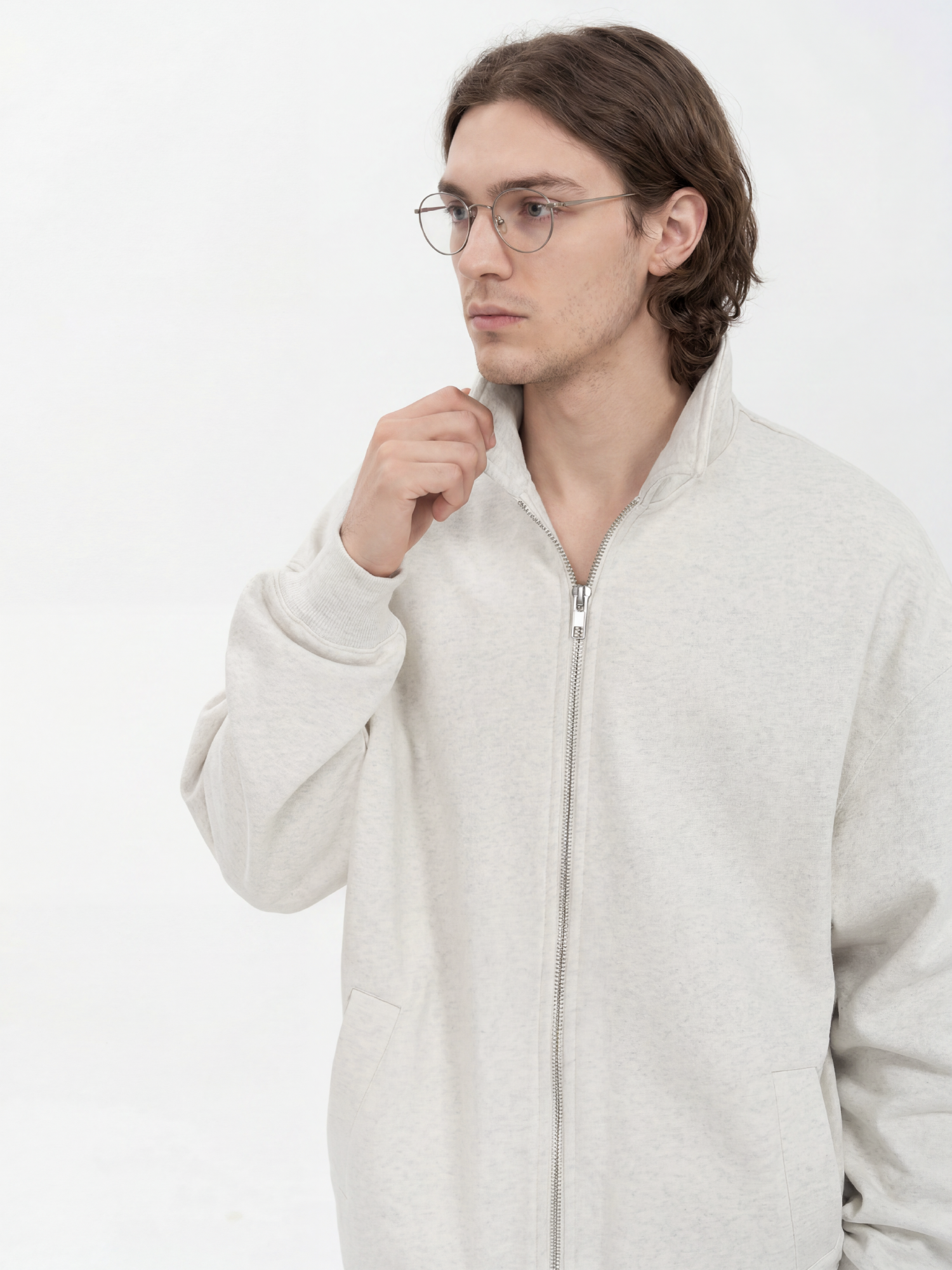 Heavy-Duty Zip-Up Polo Jacket