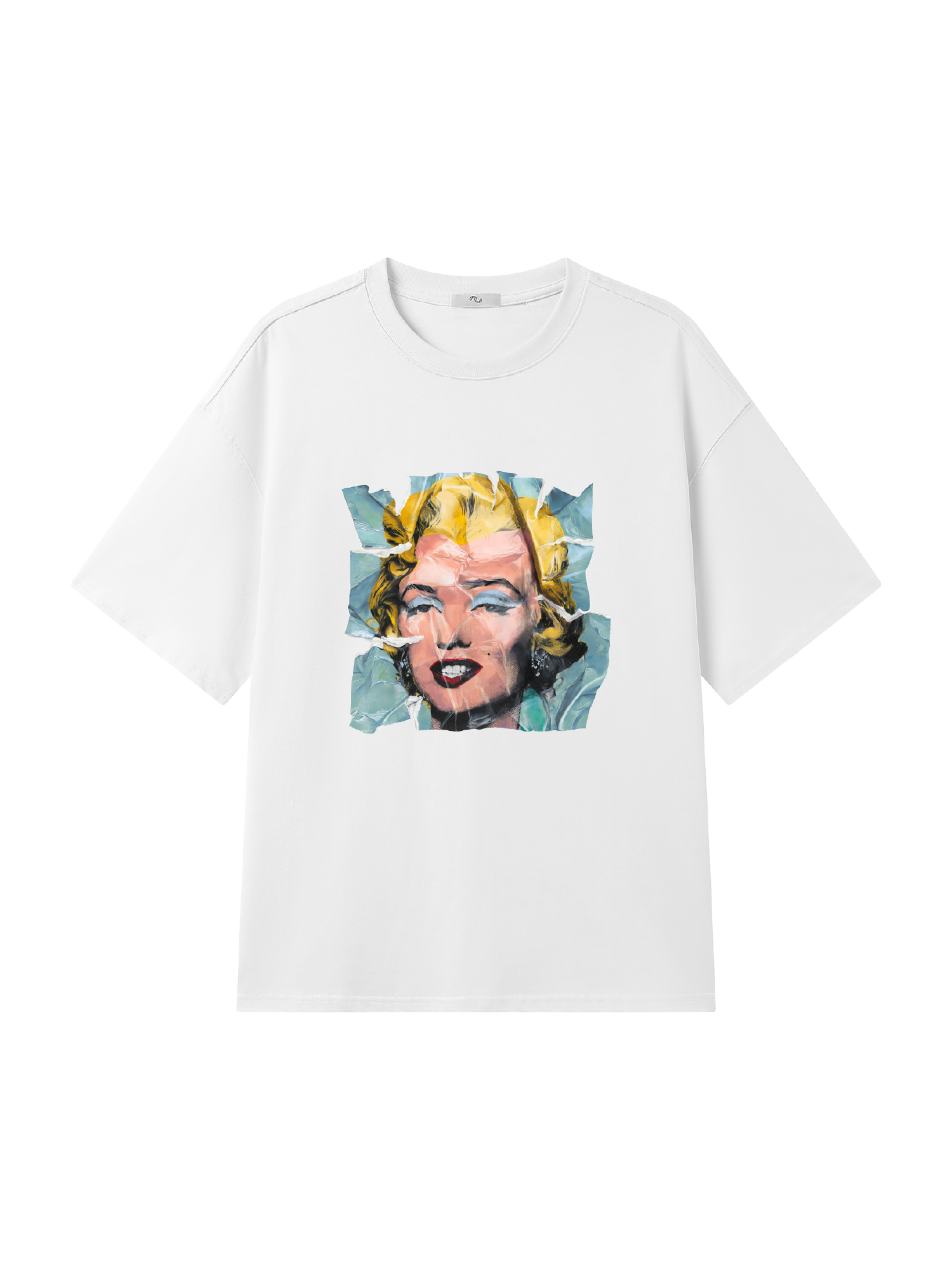 Shot Sage Blue Marilyn Tee