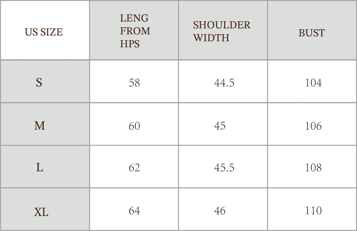 Size Guide