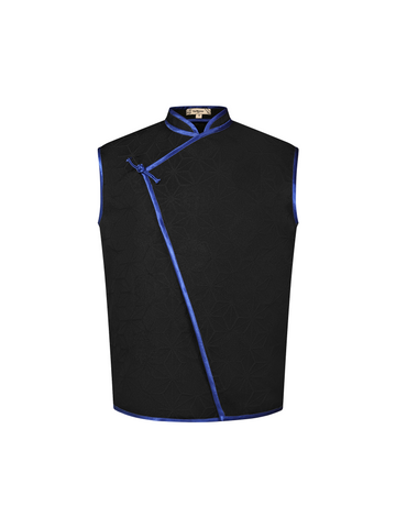 Chinese Dragon Slant Cut Vest