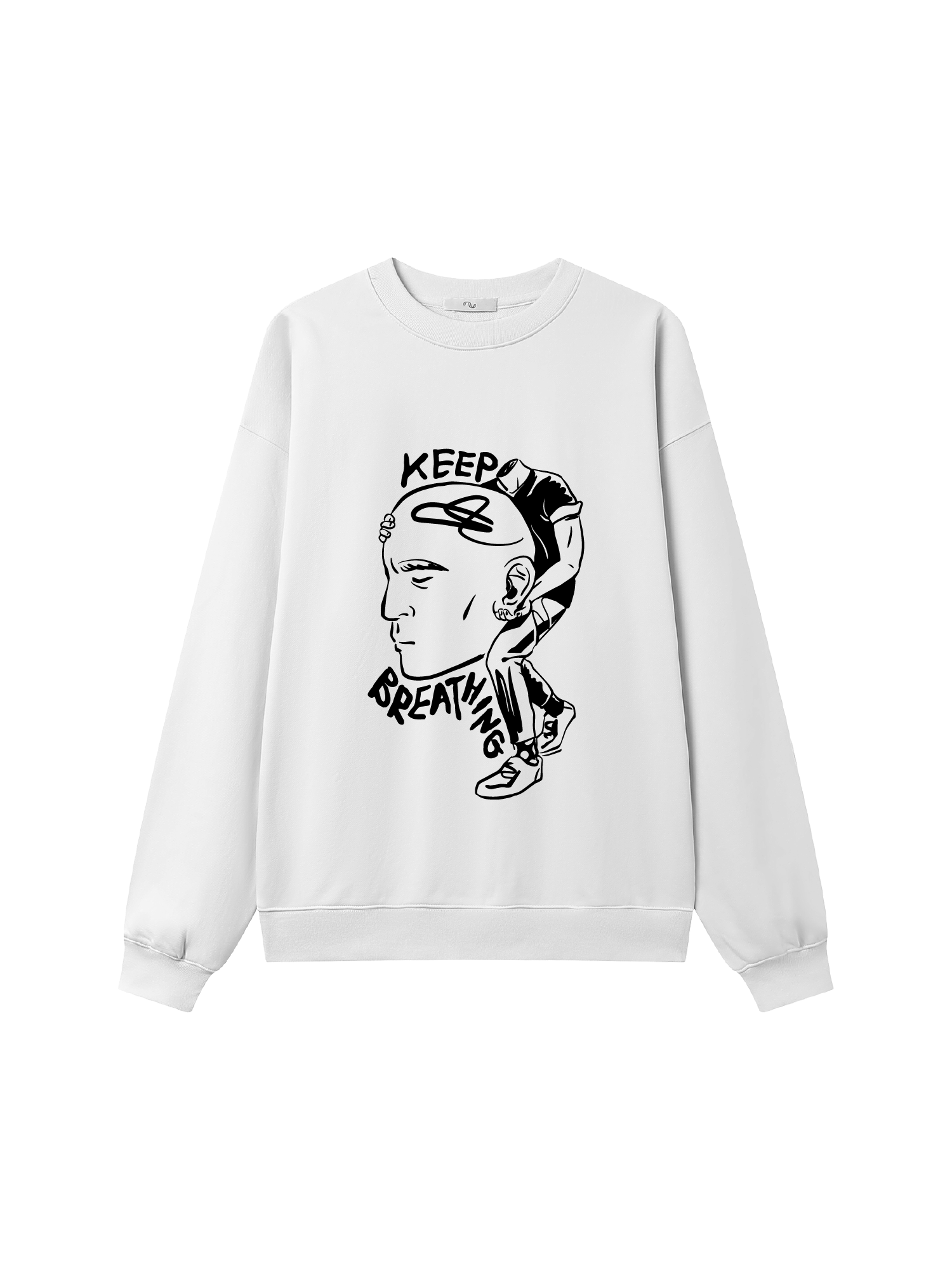 Keep Breathing Crewneck